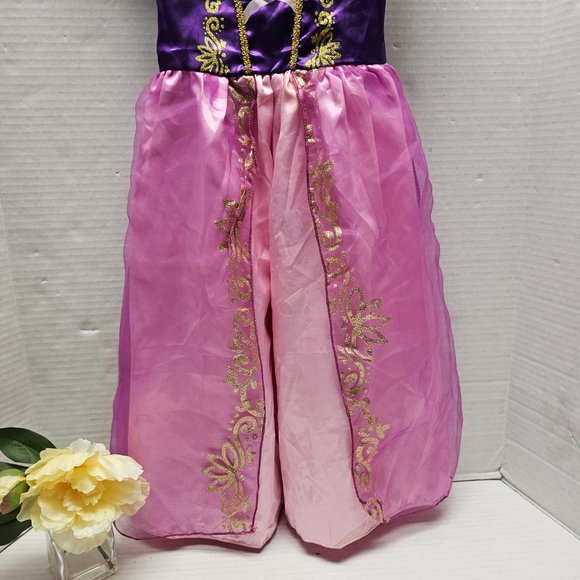 Girls Dress Up Pink Purple Gold Brooch Pin Bow Bibei Beiniu Costume Princess 120 - Picture 8 of 16